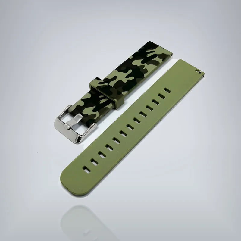Λουρί σιλικόνης παραλλαγής 22mm