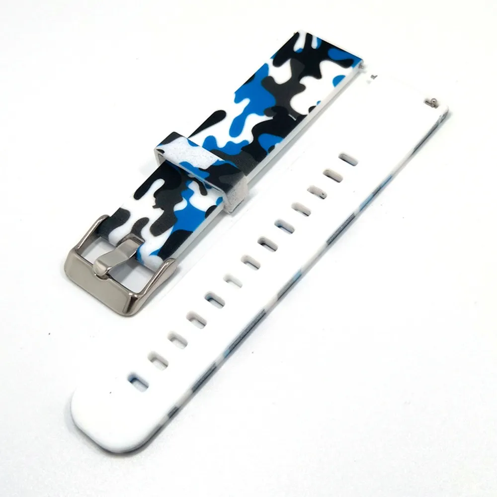 Silicone camouflage strap 22mm