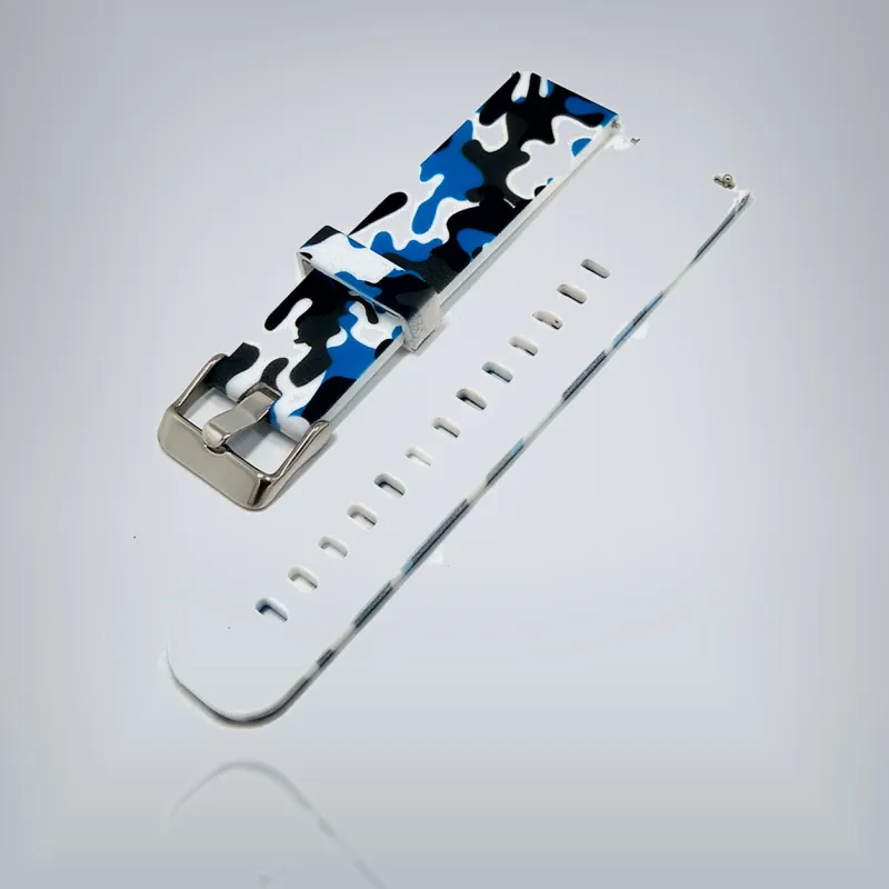 Λουρί σιλικόνης παραλλαγής 22mm