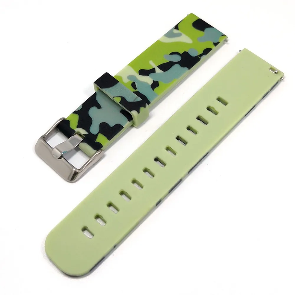 Silicone camouflage strap 22mm