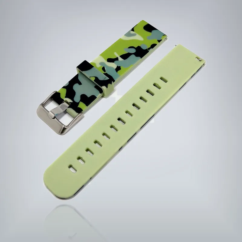 Λουρί σιλικόνης παραλλαγής 22mm
