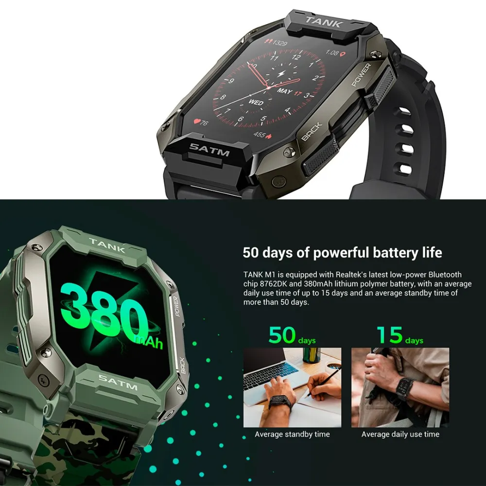 smartwatch Kospet Tank M1
