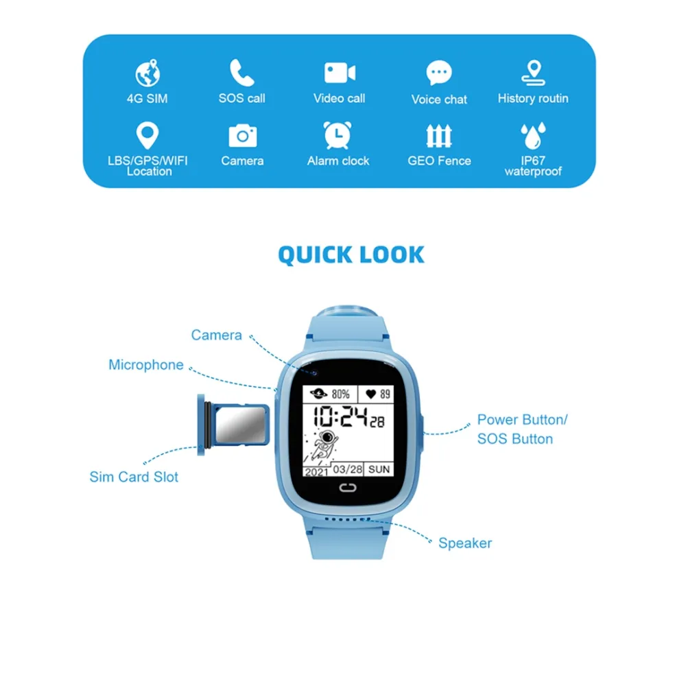 LT30 kids smartwatch