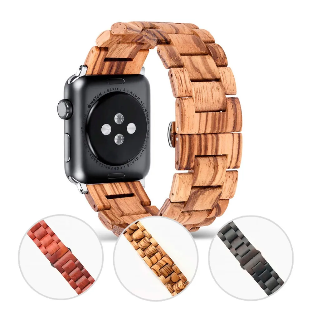 Wooden Smart Watch Band