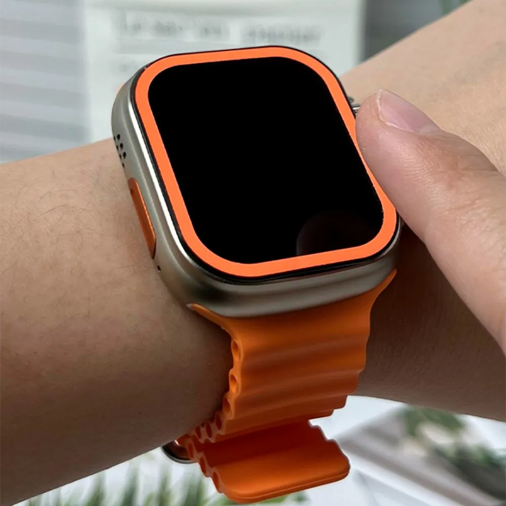 Neon screen glass 49mm