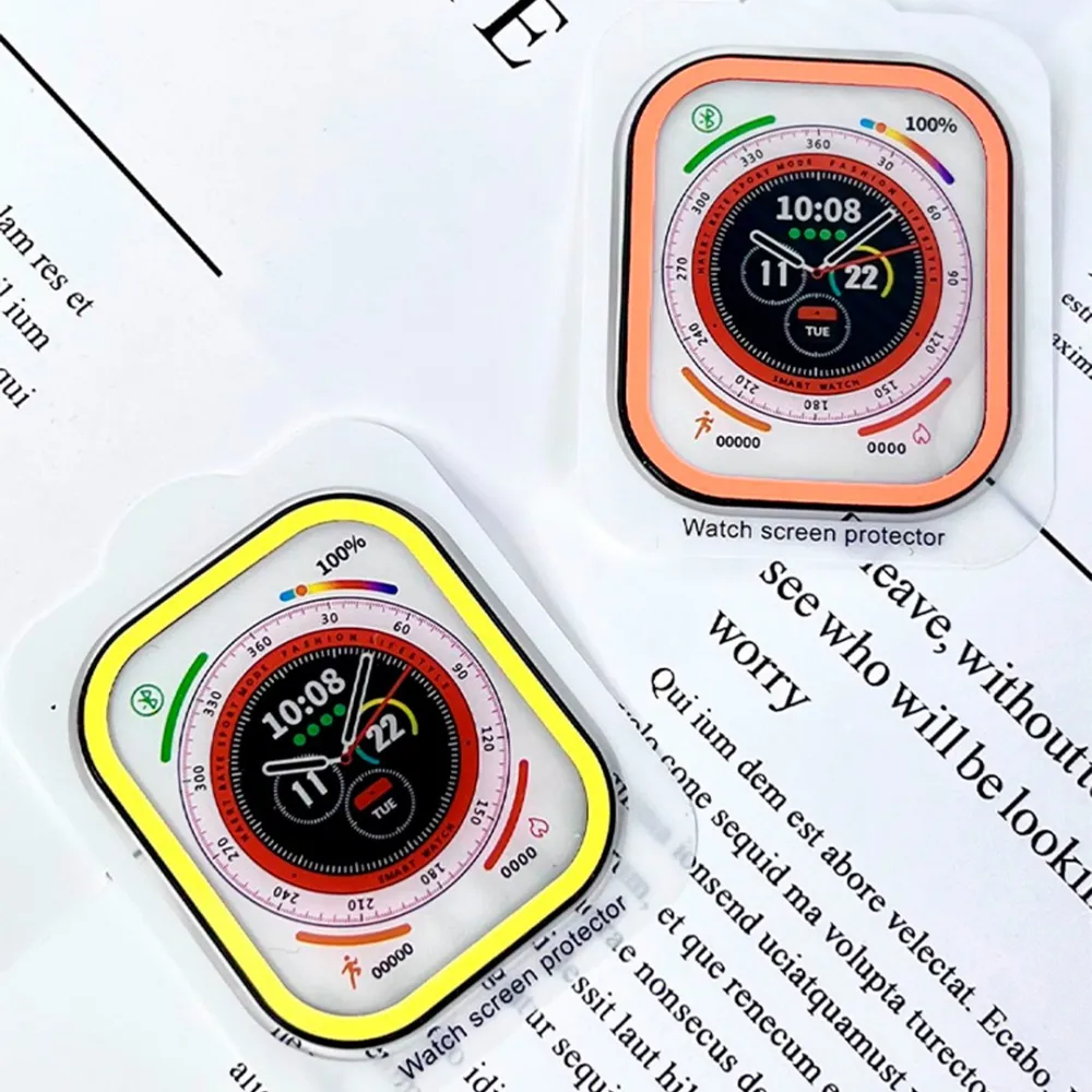 Neon screen glass 49mm