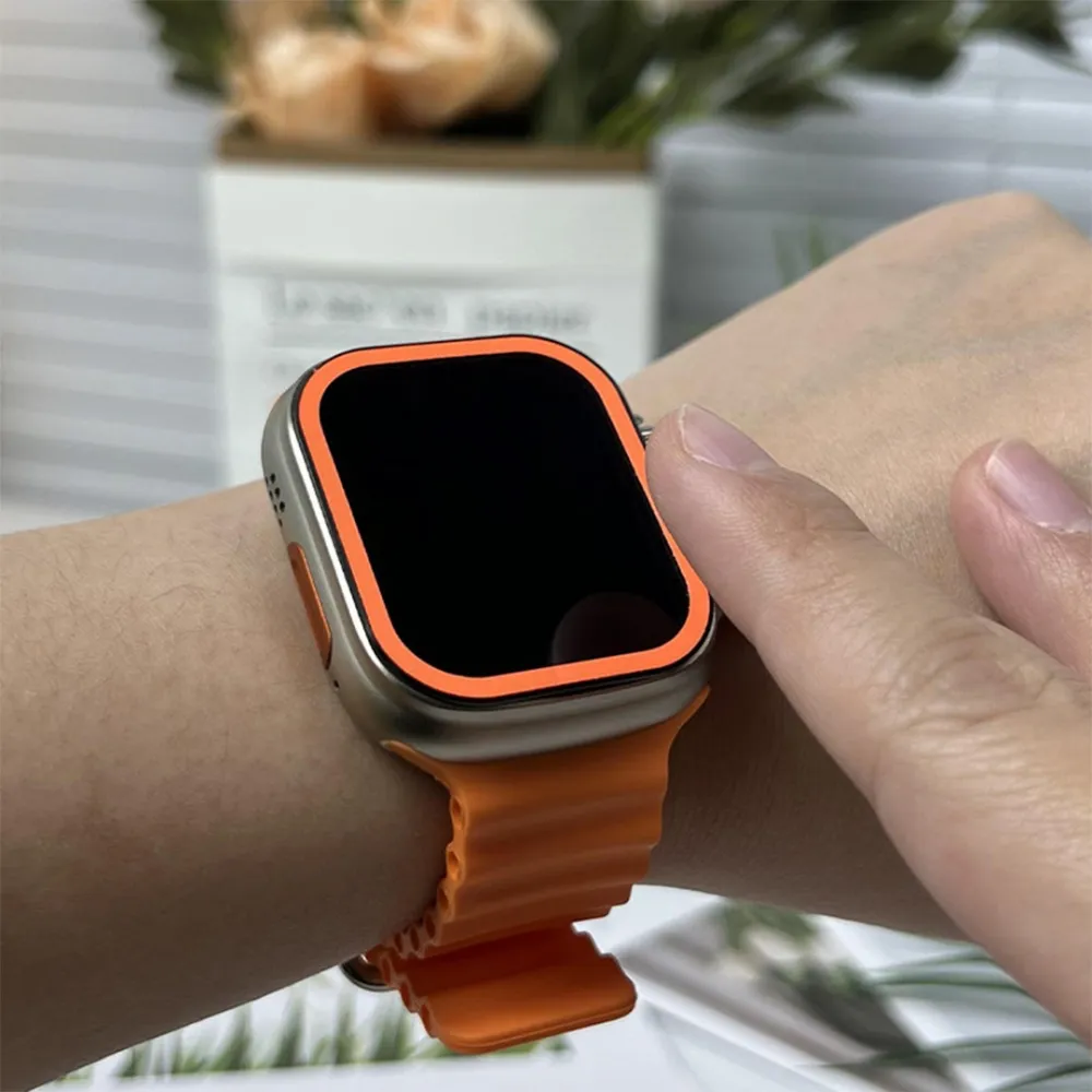 Neon screen glass 49mm