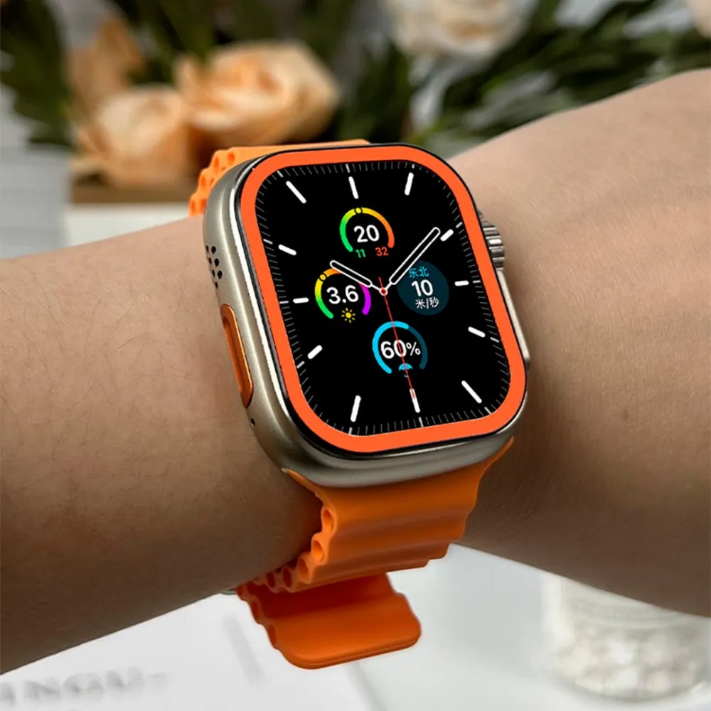 Neon screen glass 49mm
