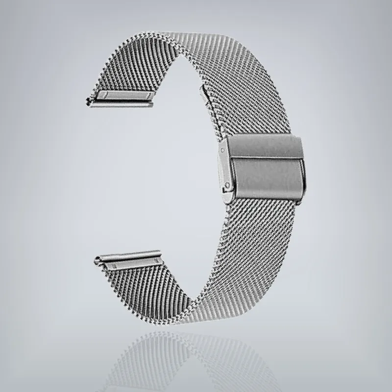 metallic strap with magnetic clasp 20mm