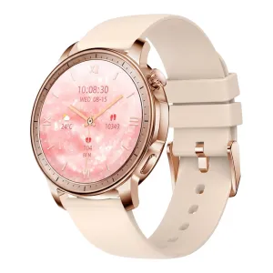 Pink - Gold case / Pink silicone strap