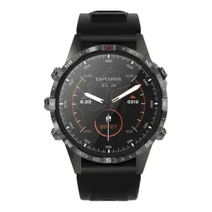 Μαύρη κάσα / Μαύρο λουρί σιλικόνης