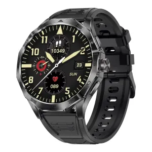 Black case / Black silicone strap