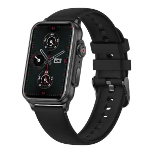 Μαύρη κάσα / Μαύρο λουρί σιλικόνης