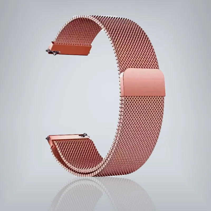 metallic strap with magnetic clasp 20mm