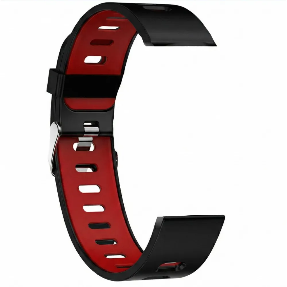 Silicone strap with two colors 22mm