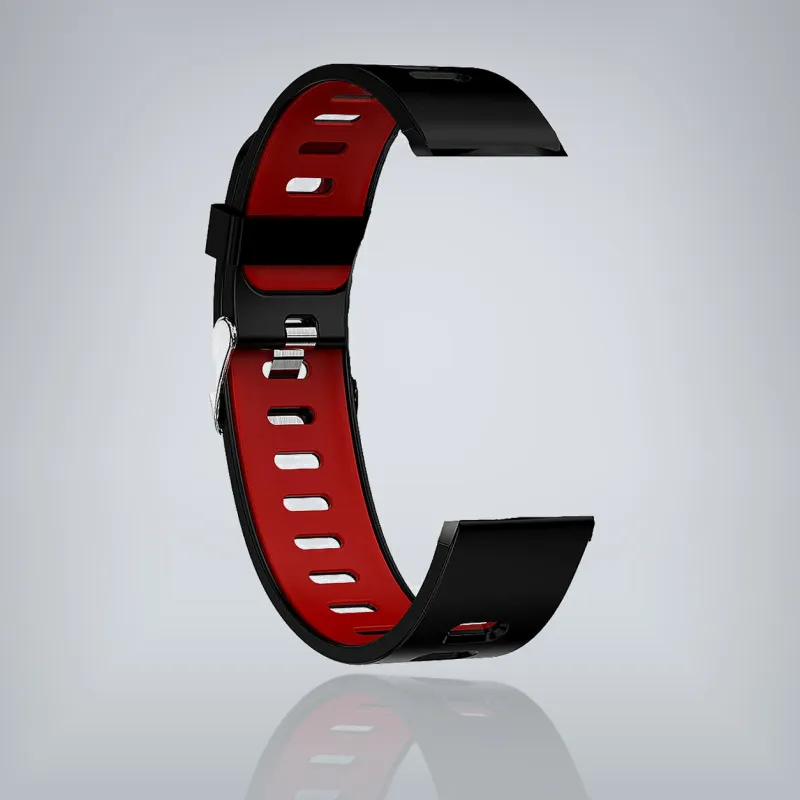 Silicone strap with two colors 22mm