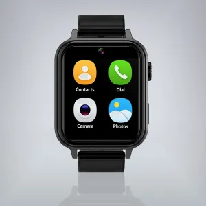 Black case / Black silicone strap