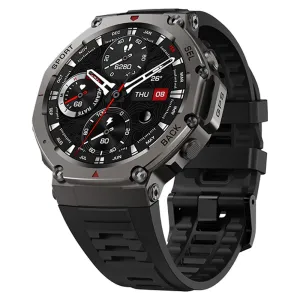 Black case / Black silicone strap