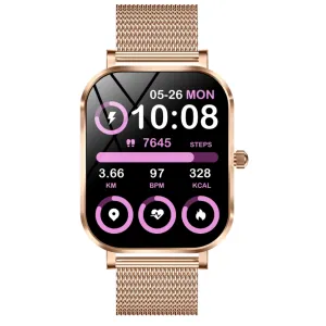 Rose - Gold case / Rose - Gold metal strap