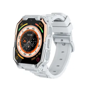 Gray case / silicone strap