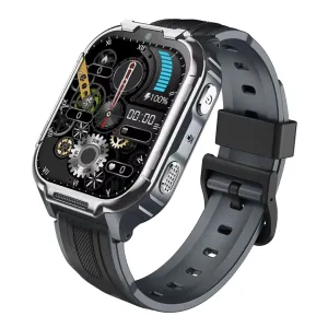 Black case / Black silicone strap