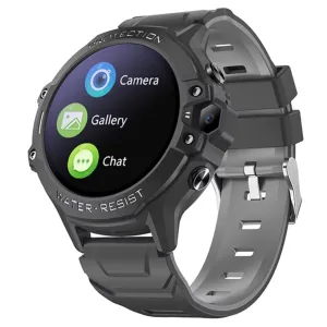 Black case / Black silicone strap