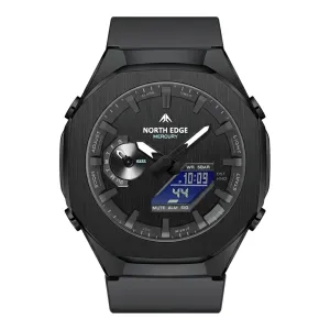 Black case / Black silicone strap