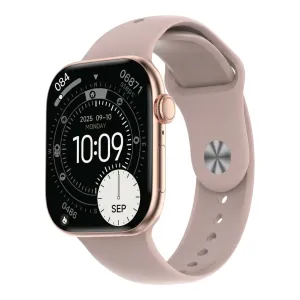 Pink - Gold case / Pink silicone strap