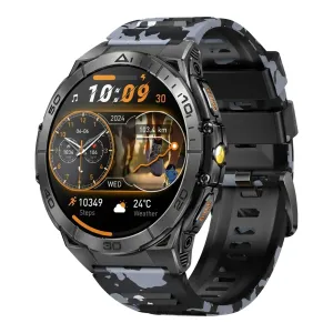 Black case / Black silicone strap