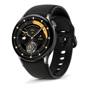 Black case / Black silicone strap