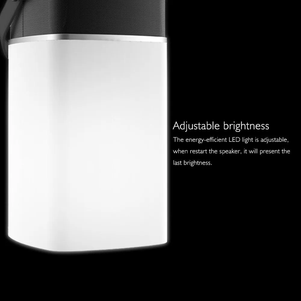 waterproof bluetooth speaker - led light