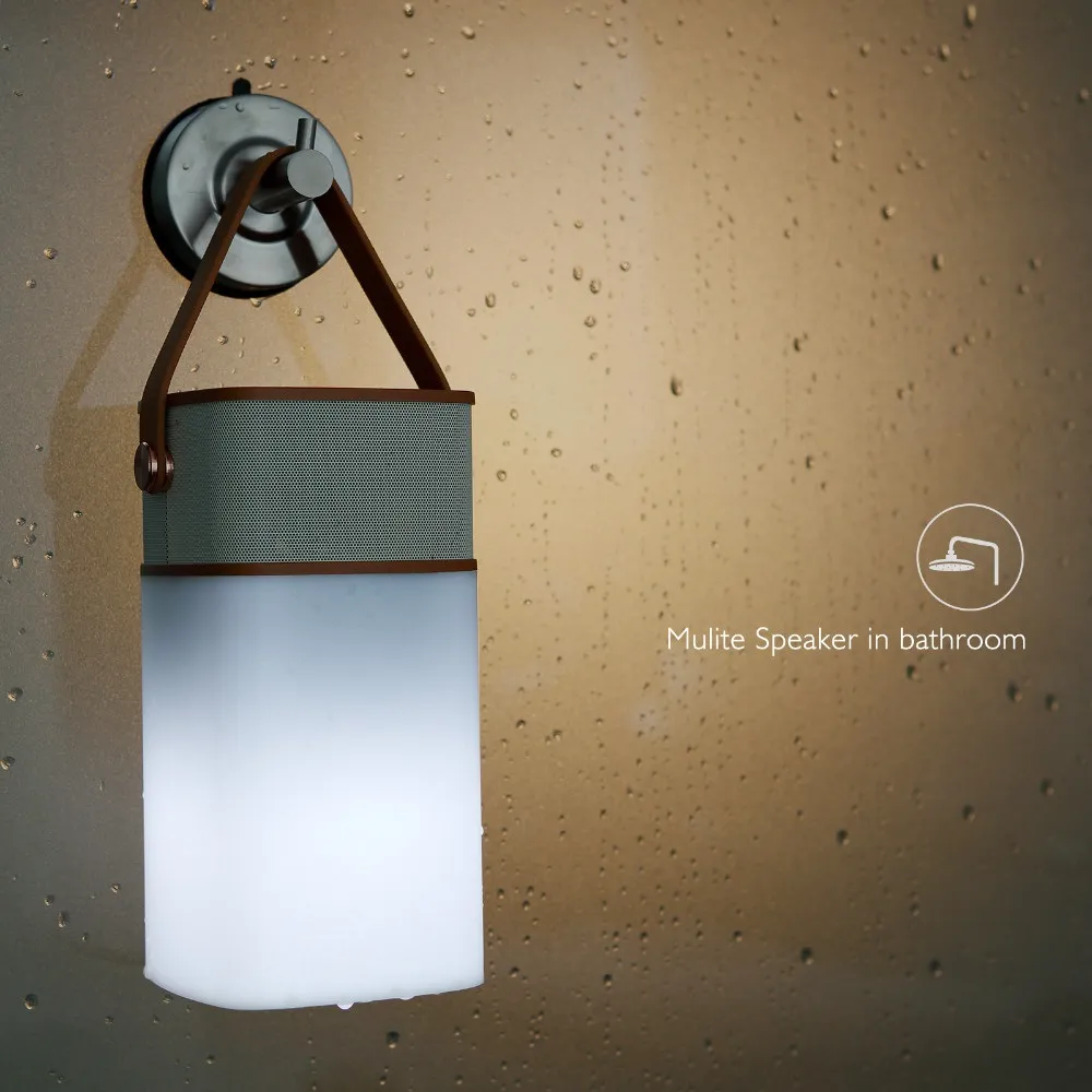 waterproof bluetooth speaker - led light