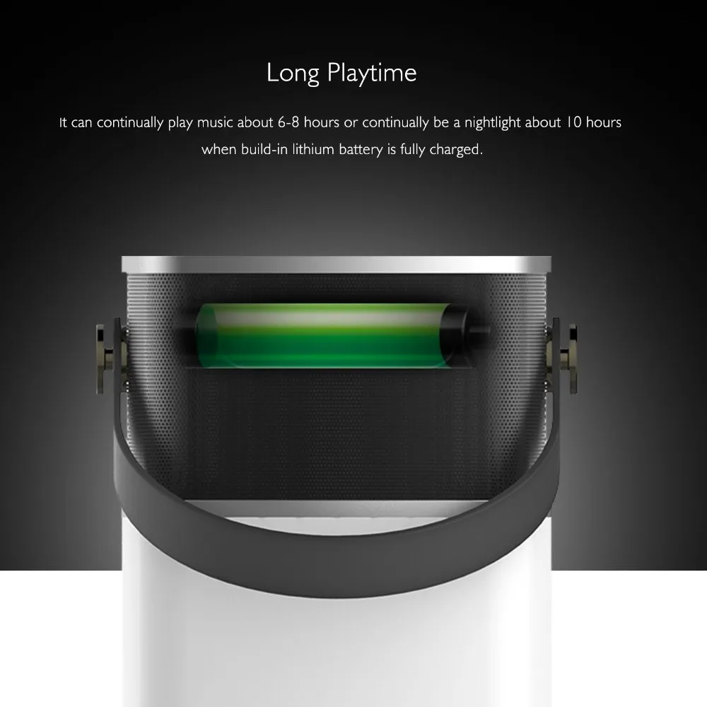 waterproof bluetooth speaker - led light