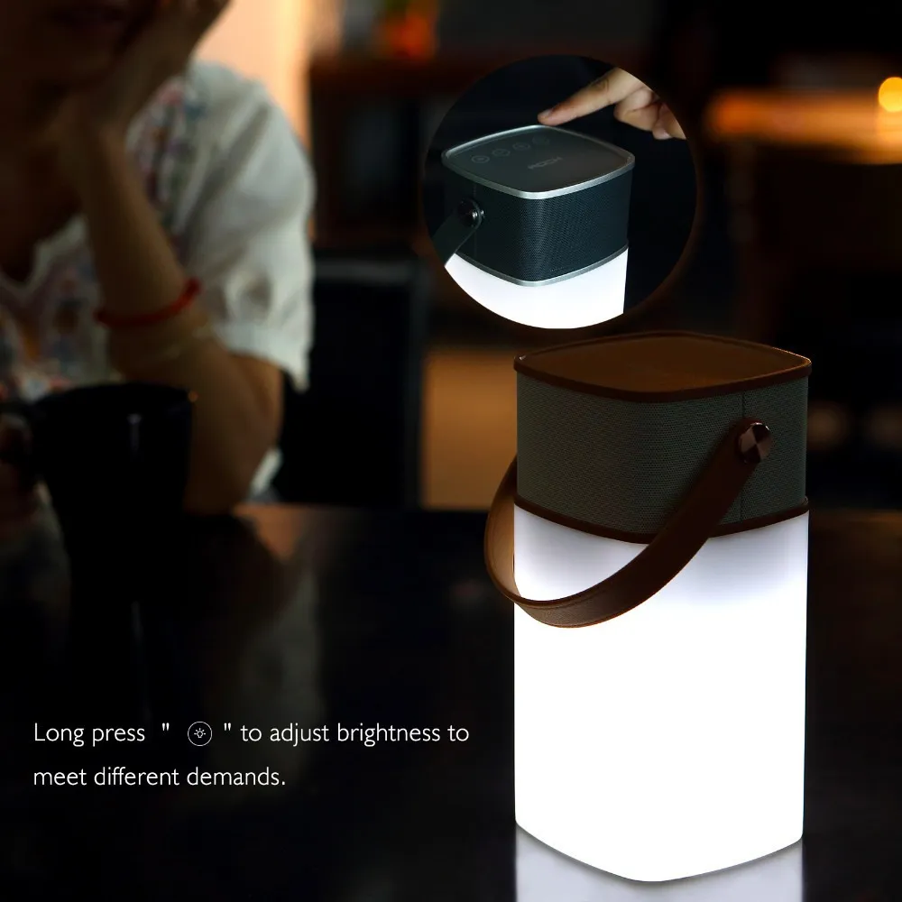 waterproof bluetooth speaker - led light