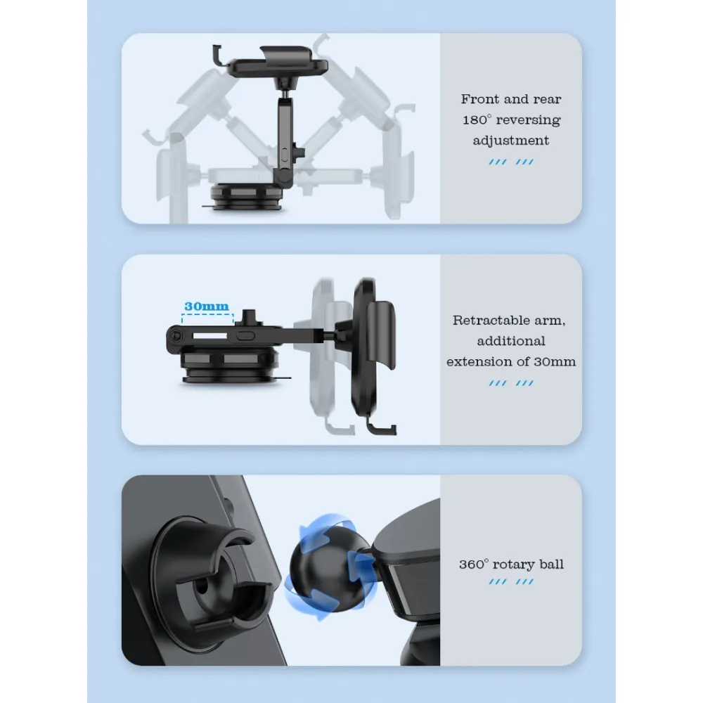 Wireless Charging Car Phone Holder