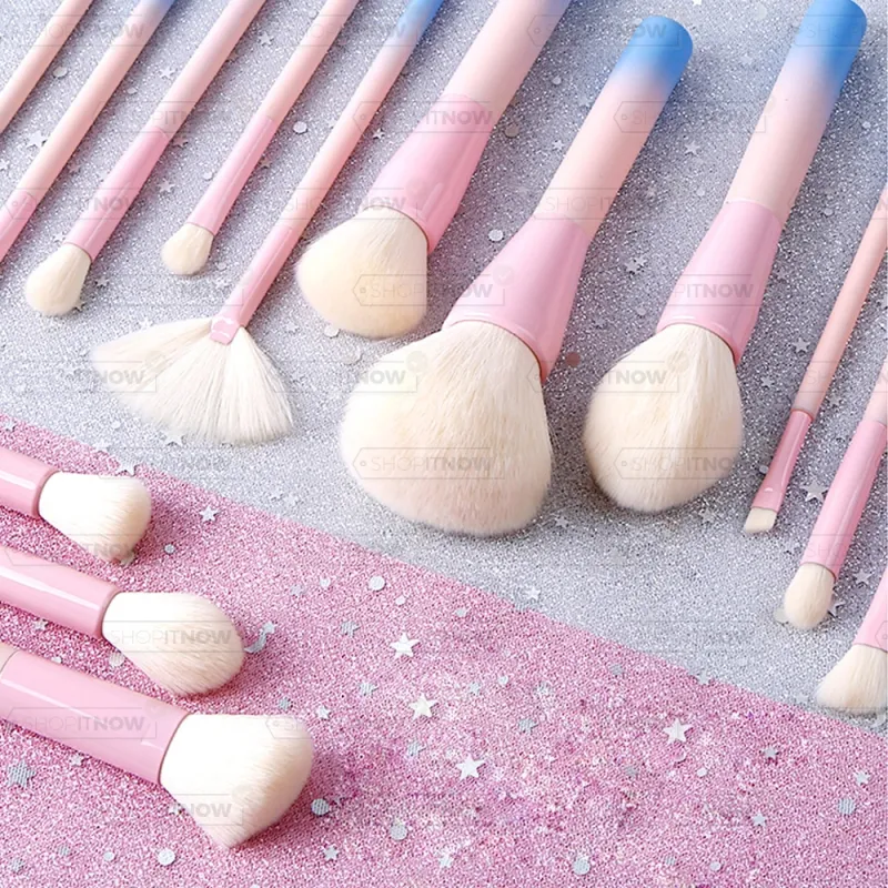 set of 14 make-up brushes