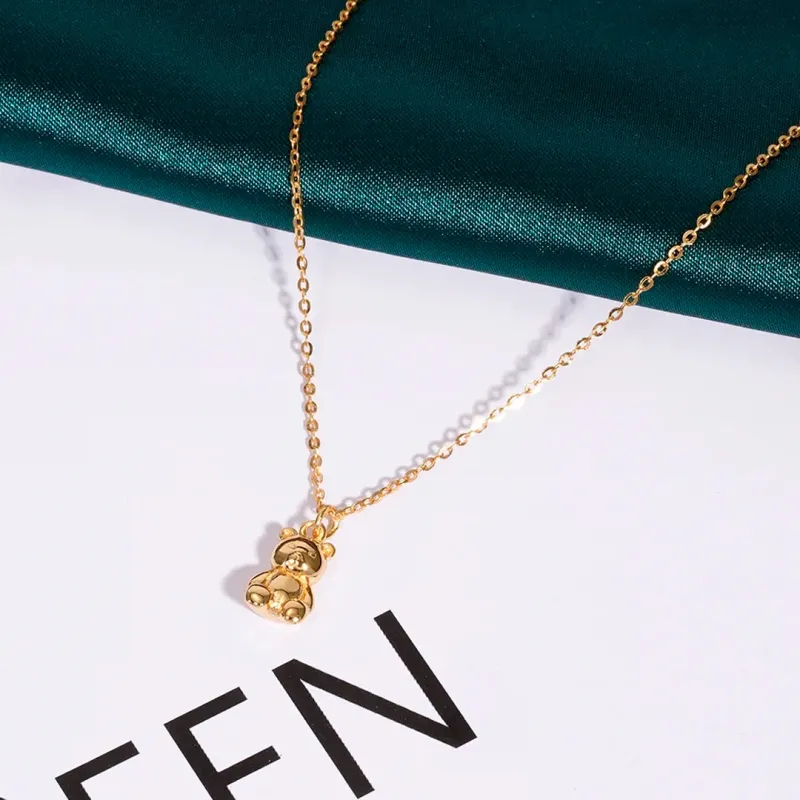 teddy bear necklace