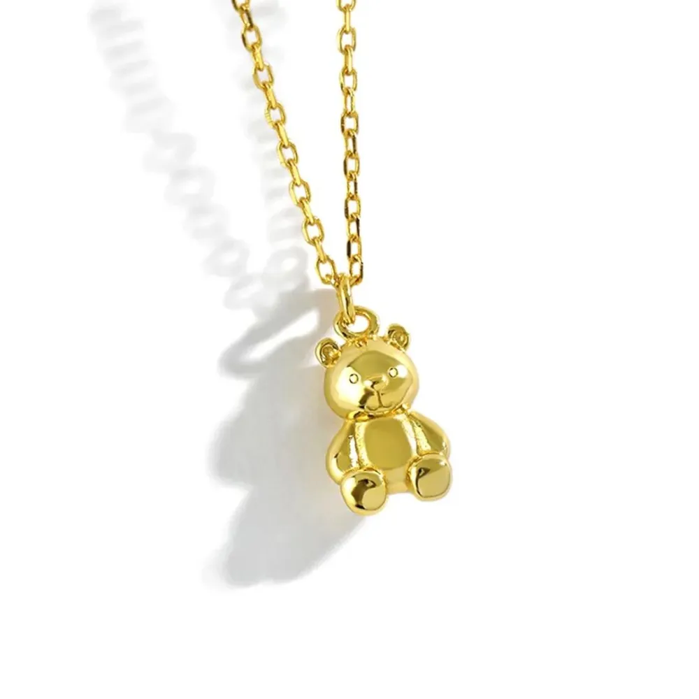 teddy bear necklace