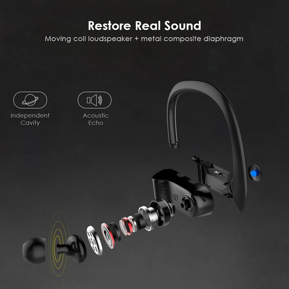 pair of bluetooth headset t2