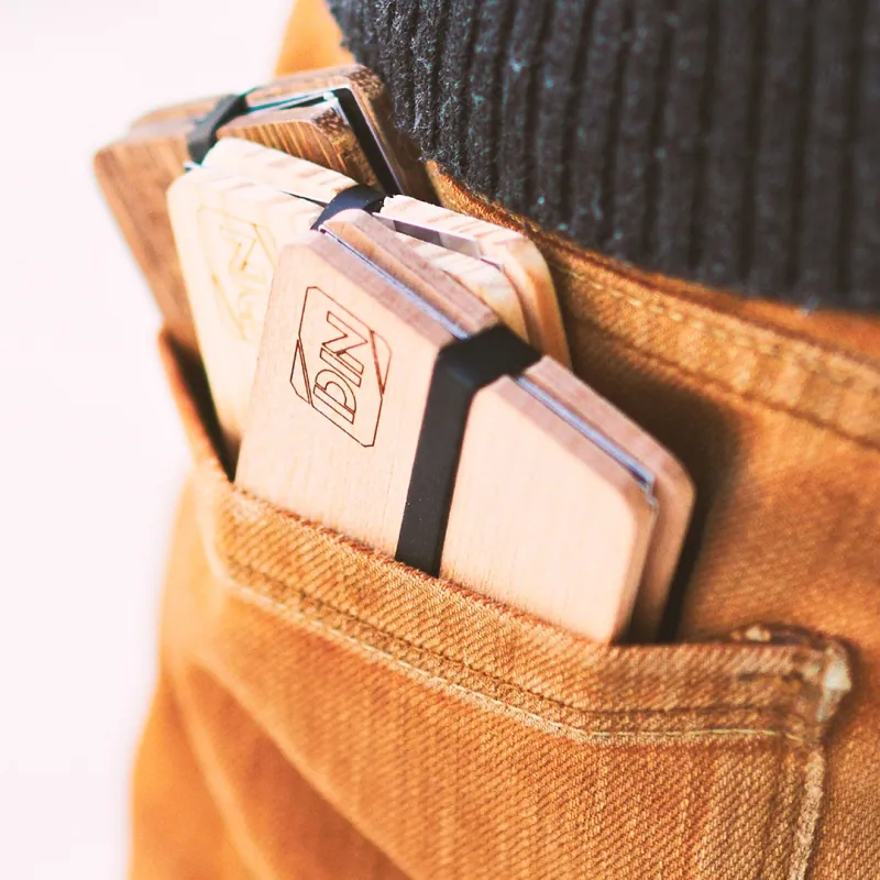 handmade wooden wallets