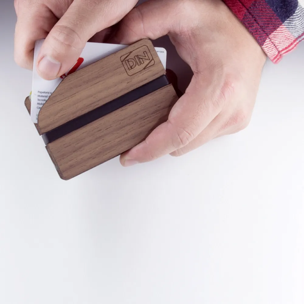 handmade wooden wallets
