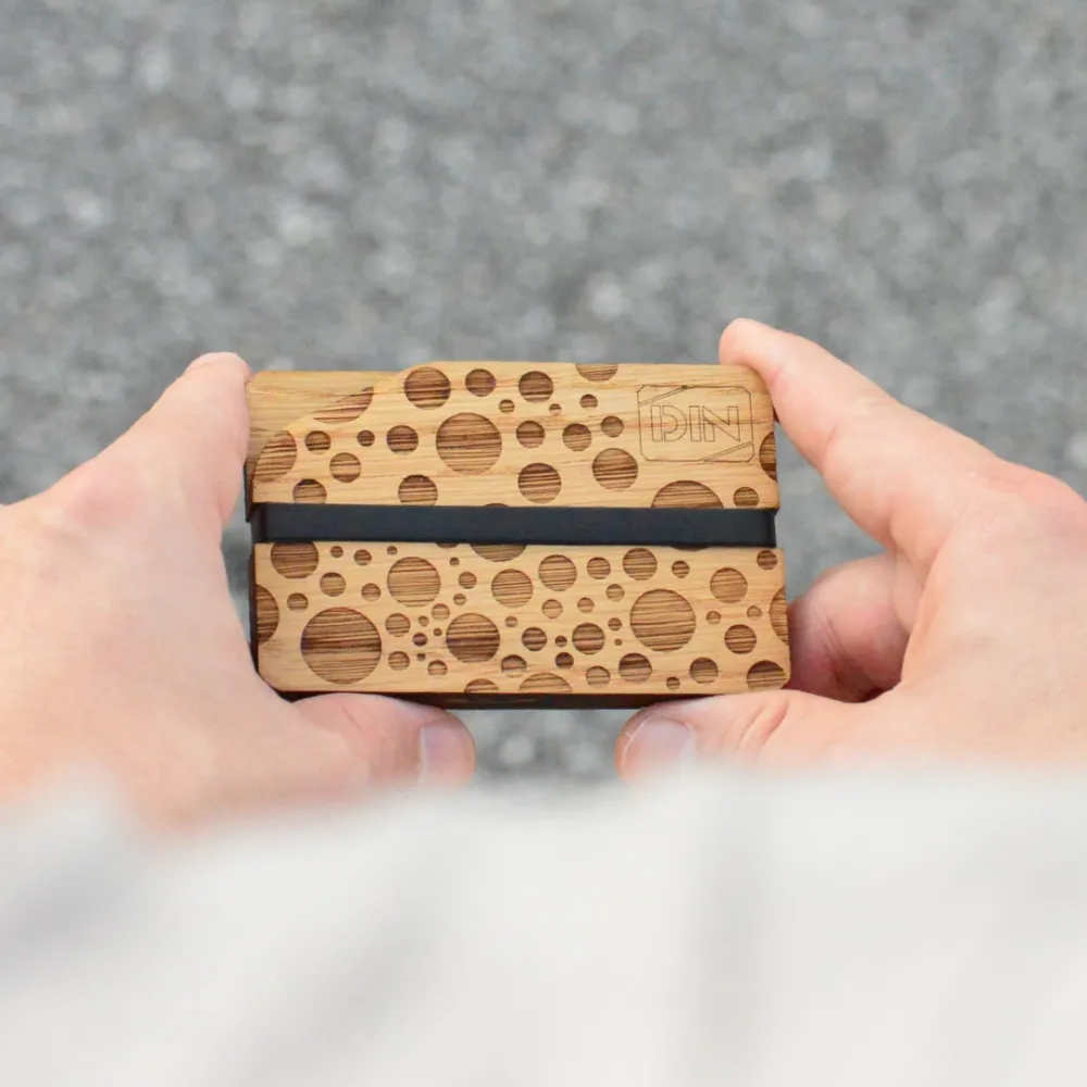 handmade wooden wallets