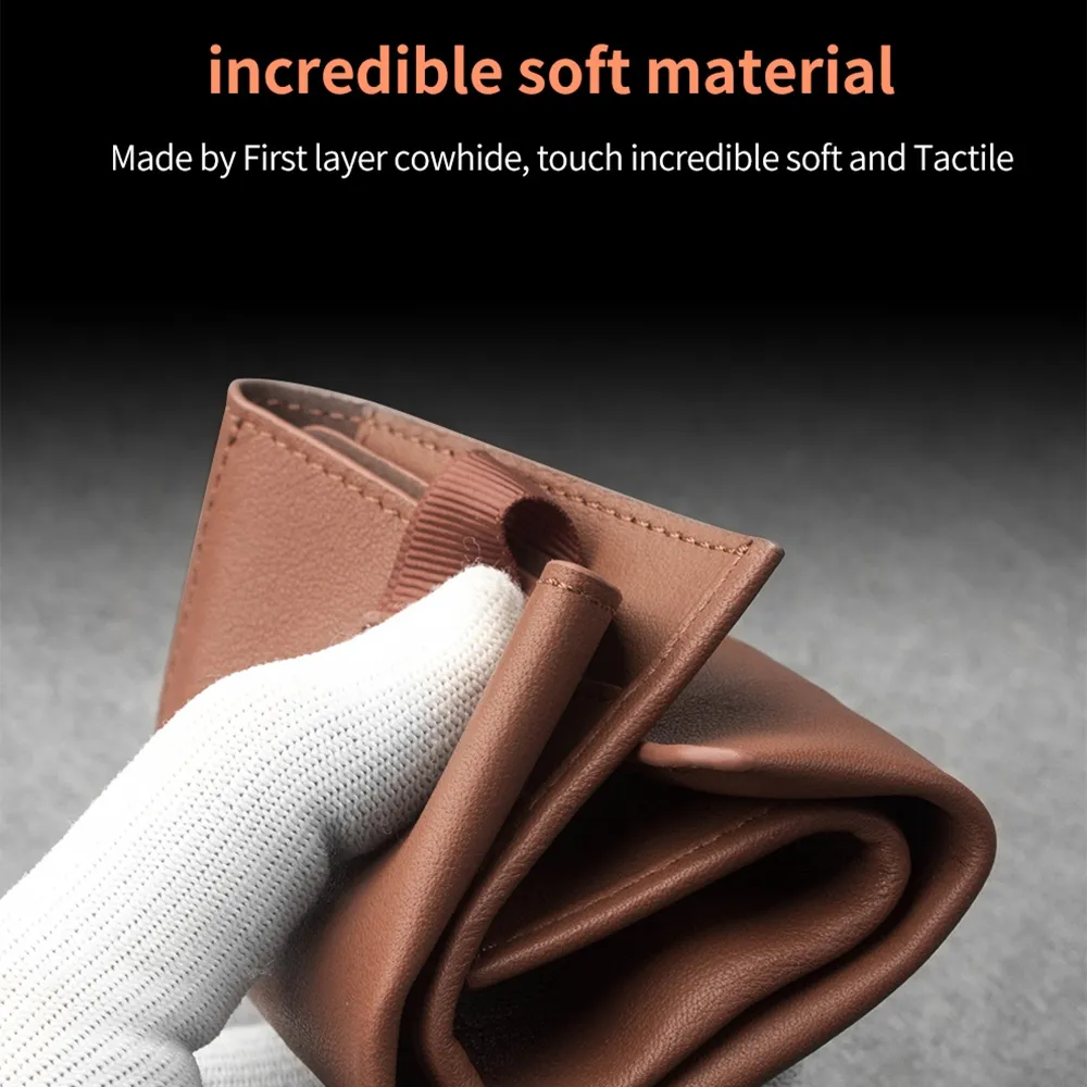 wallet and leather loop with clasp