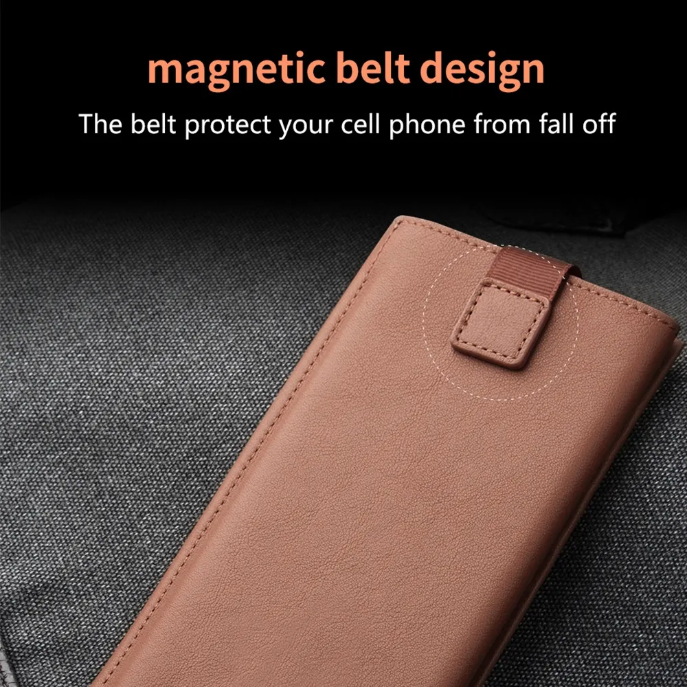 wallet and leather loop with clasp