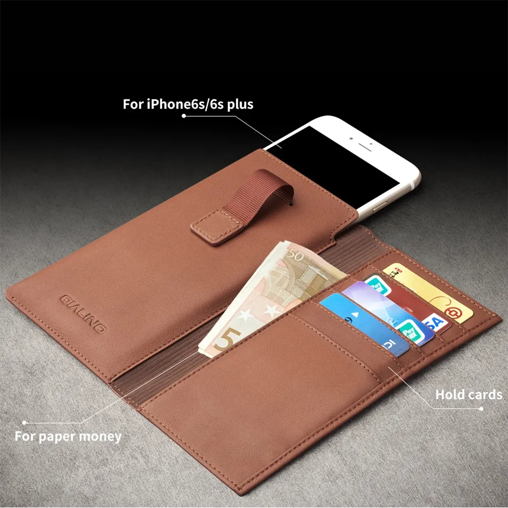 wallet and leather loop with clasp