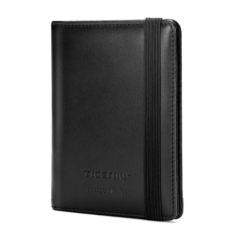 leather wallet with elastic band