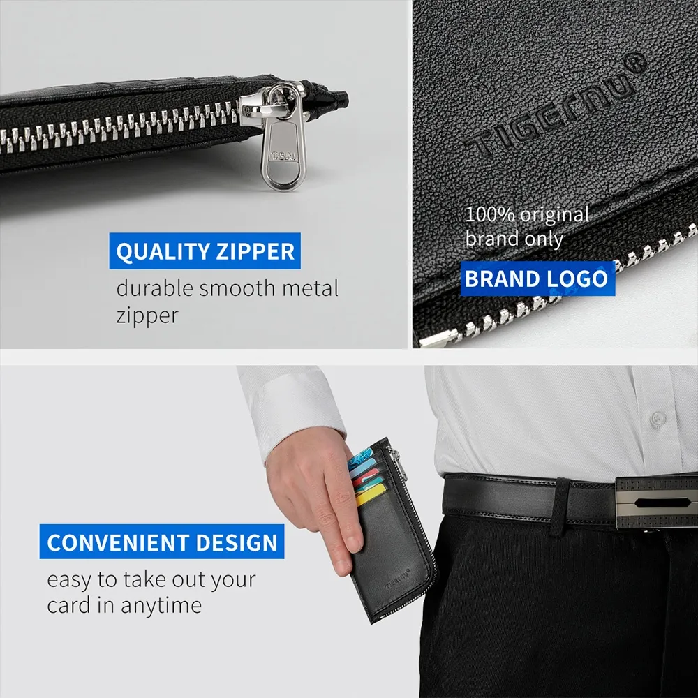 leather wallet for cards and cash