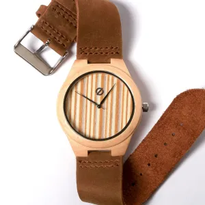 Brown case / brown leather strap