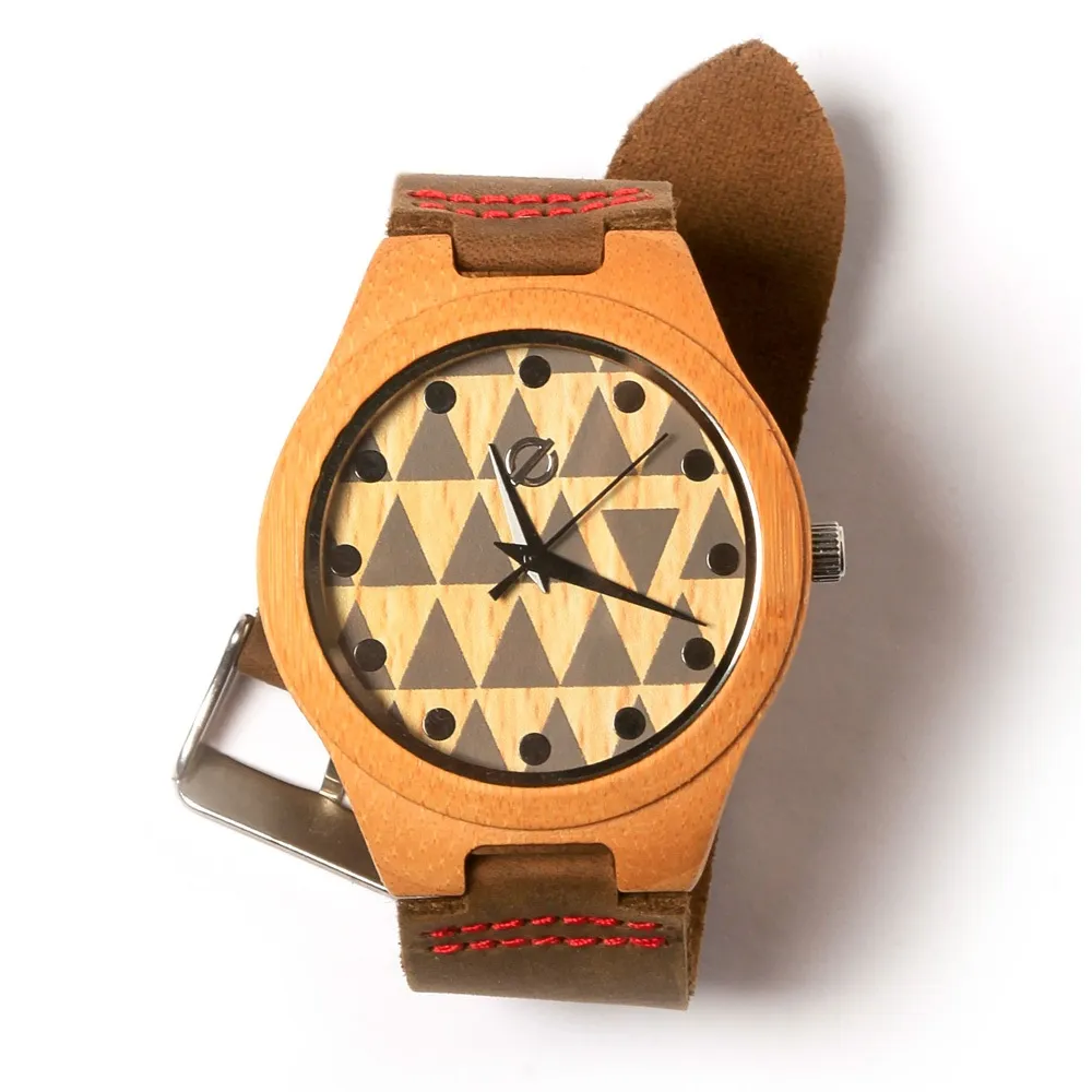 Wooden watch Zirro - Triangle