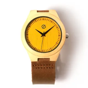 Brown case / brown leather strap